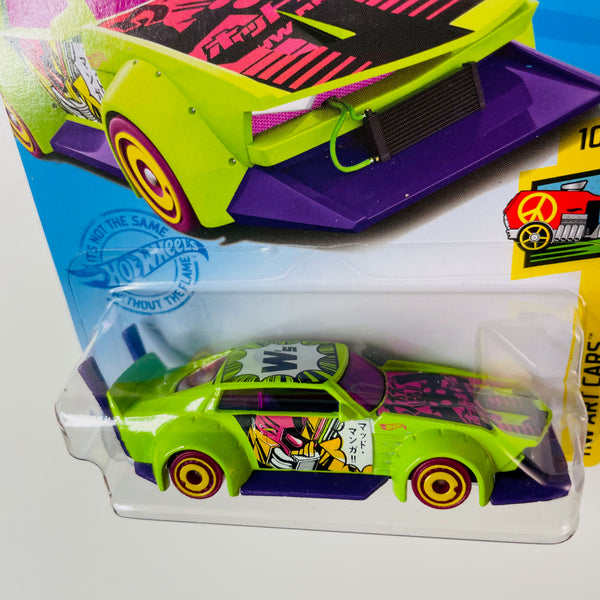 hot wheels mad manga green