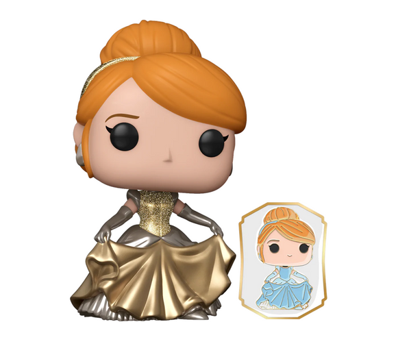 Figurine Pop Disney Ultimate Princess #1162 pas cher : Vaiana Métallique  sticker doré