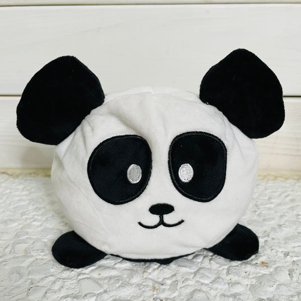 reversible panda plush