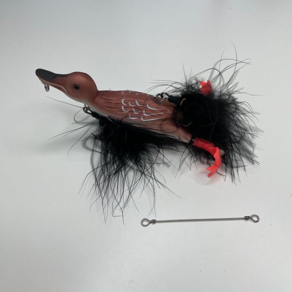 3D paddle leg duck lure with back and belly treble hook / mallard / 4” –  Yummy Boutique