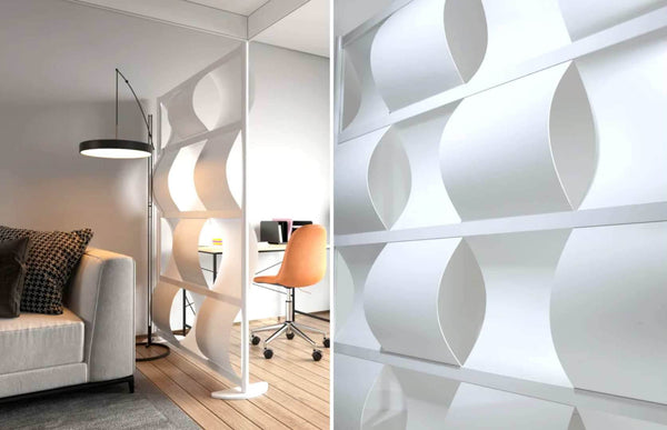Freestanding dividers used to create instant partitions