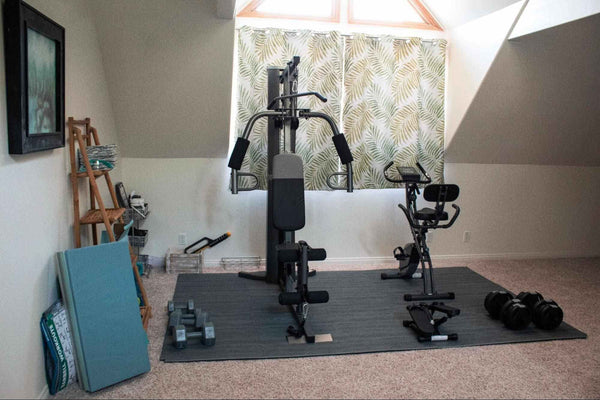 Small space turned into home gym