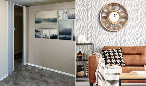 Personalized walls with wallpapers and wall arts