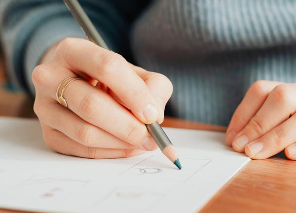 Planning Beauty Salon on pen and paper