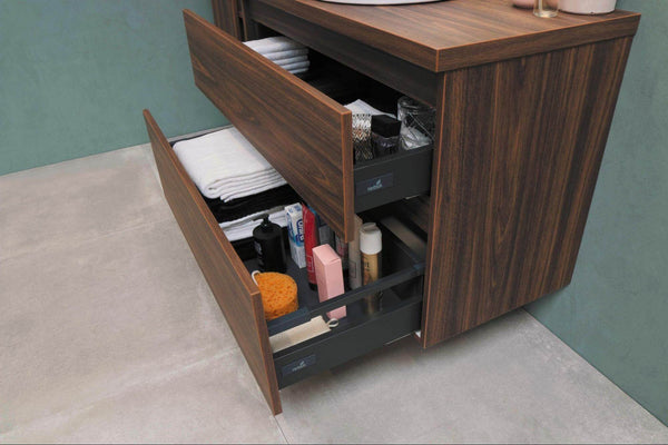 Cabinets with storage drawers