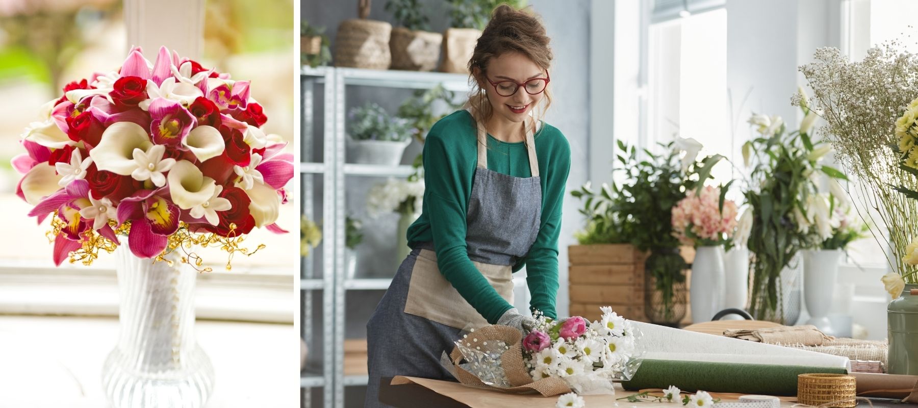 bouquet de fleurs fleuriste