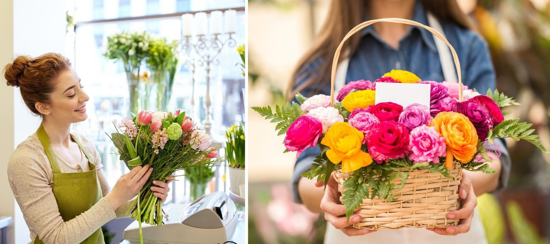 Fleuriste bouquet de fleurs