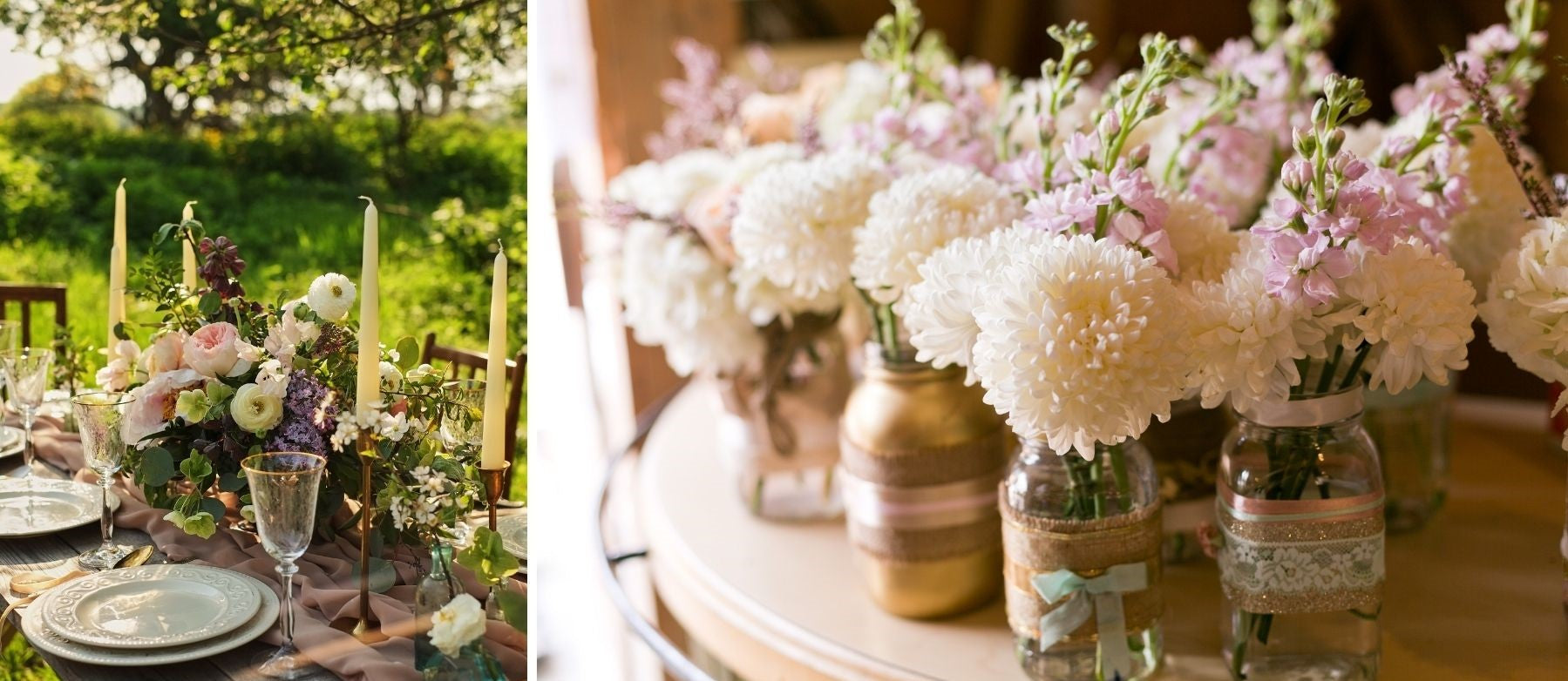 Mariage] Comment faire un centre de table avec des fleurs ?