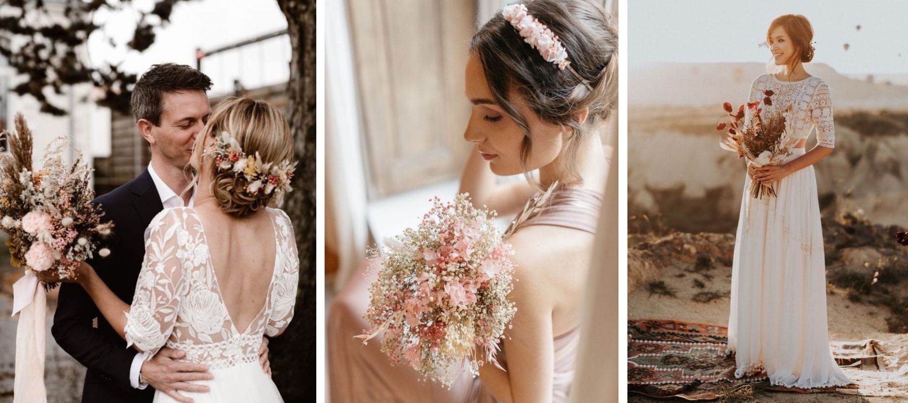 bouquet de mariée champêtre