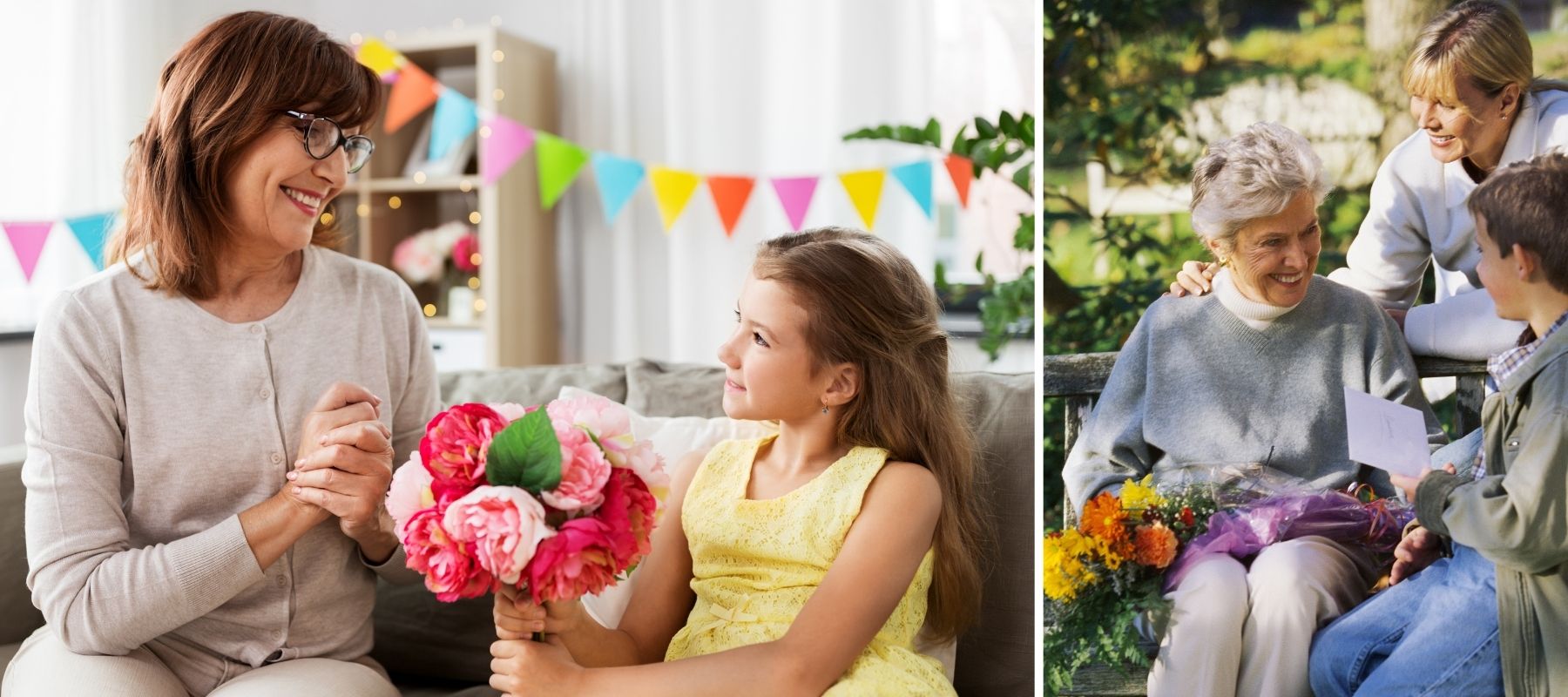 fleurs fête des mamies