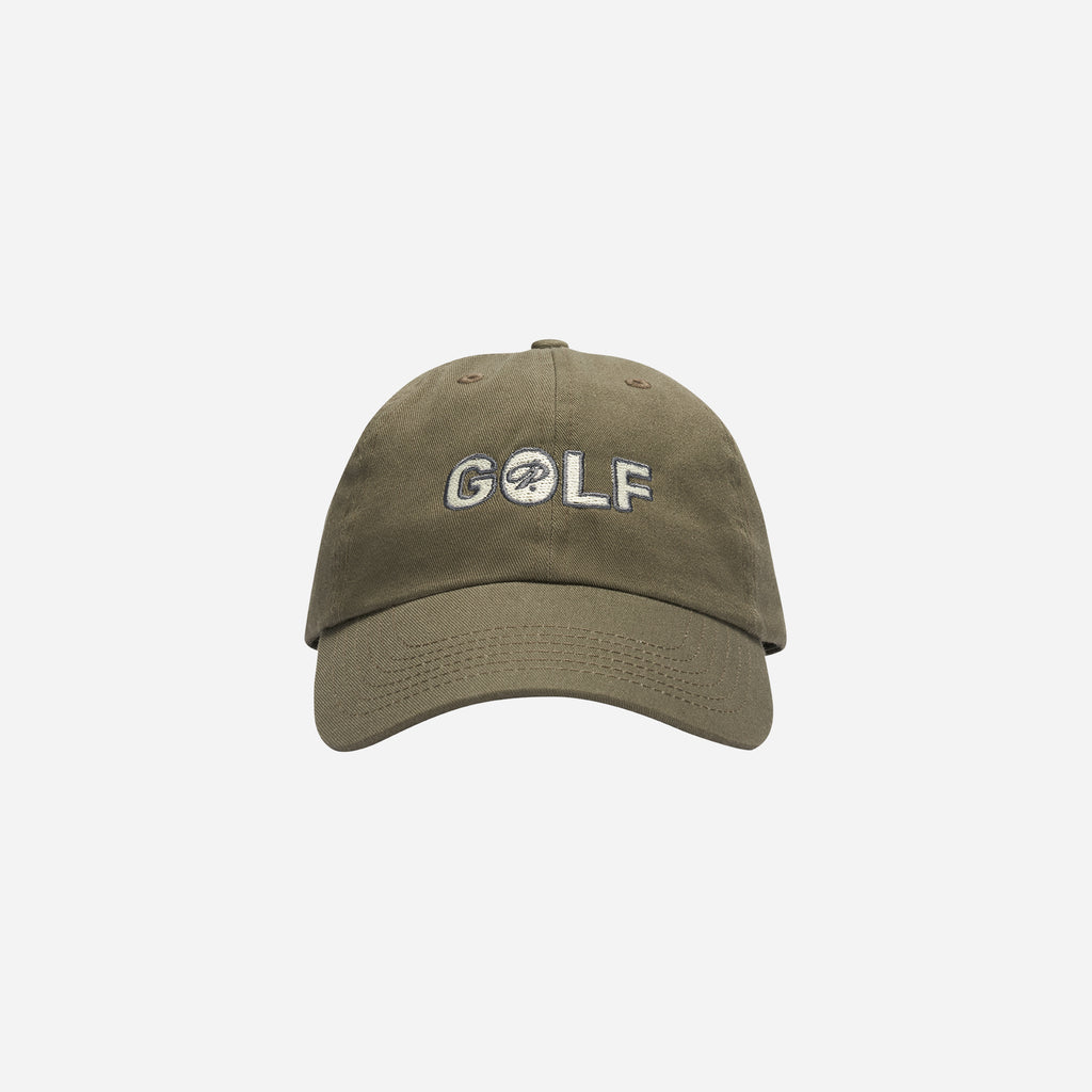 Wordmark Dad Hat Olive – PublikGolf