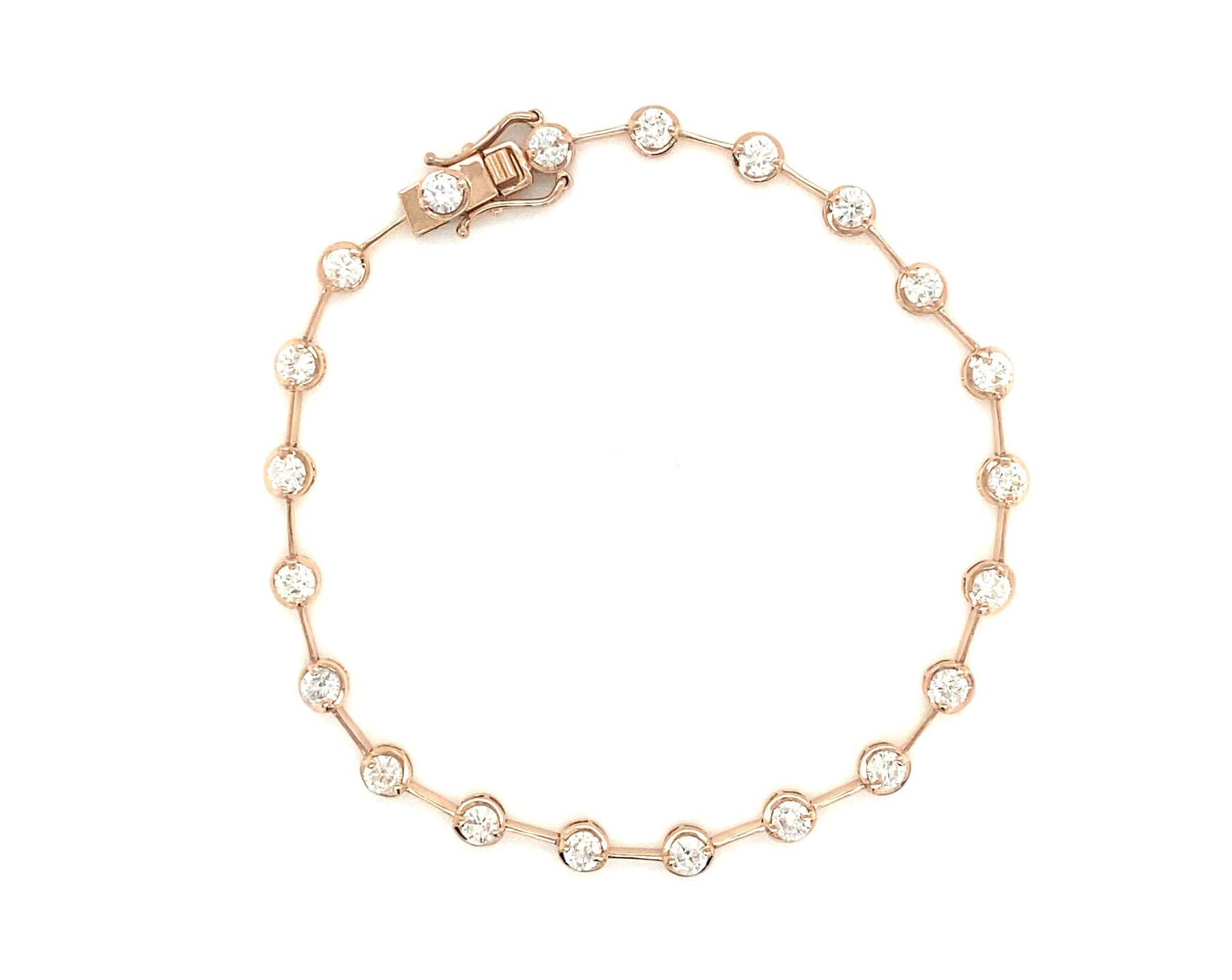 Diamond Station Bracelet  The Clear Cut Collection