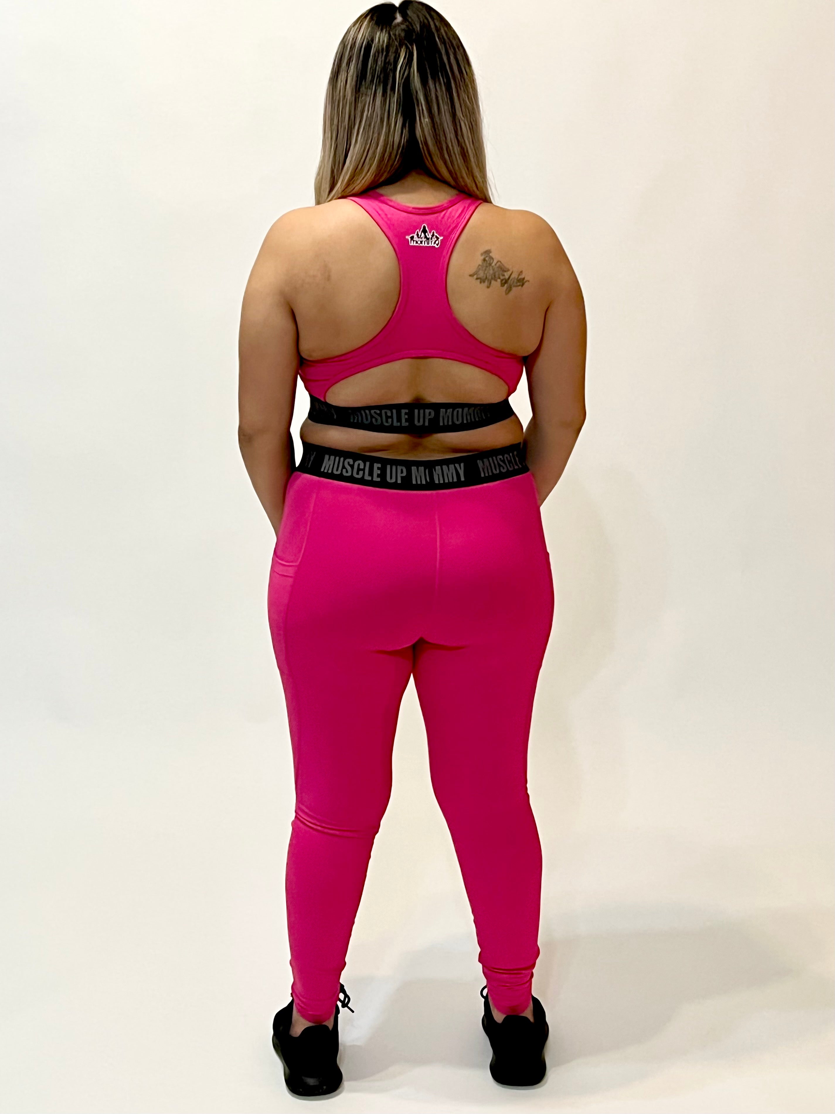 Muscle Up Mommy®  Cross-Back Bra + Women's Athleisure