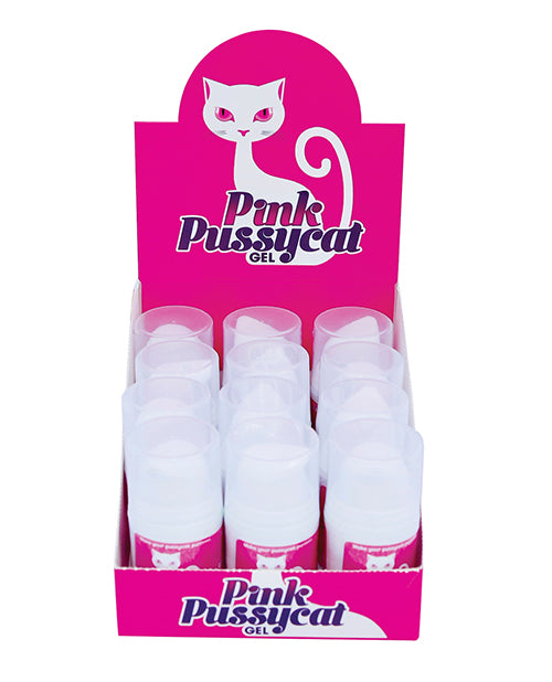 Pink Pussycat Arousal Gel Display Of 12 Provocative Peach