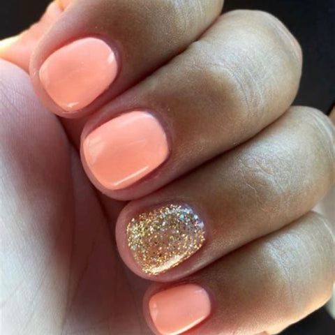 coral nails