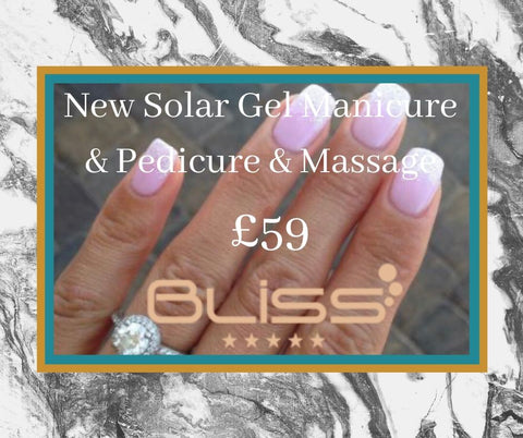 solar gel manicure