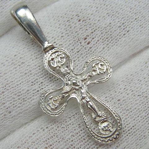 iloveDIYbeads 100g (About 42pcs) Craft Supplies Antique Silver Jesus Christ Cross Charms Pendants for Crafting, Jewelry Findings Making Accessory for