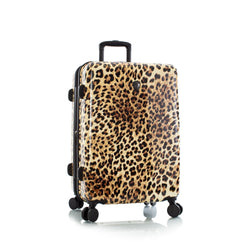 leopard spinner luggage