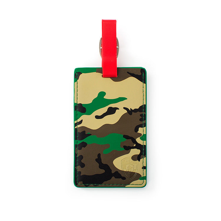 camo luggage tags