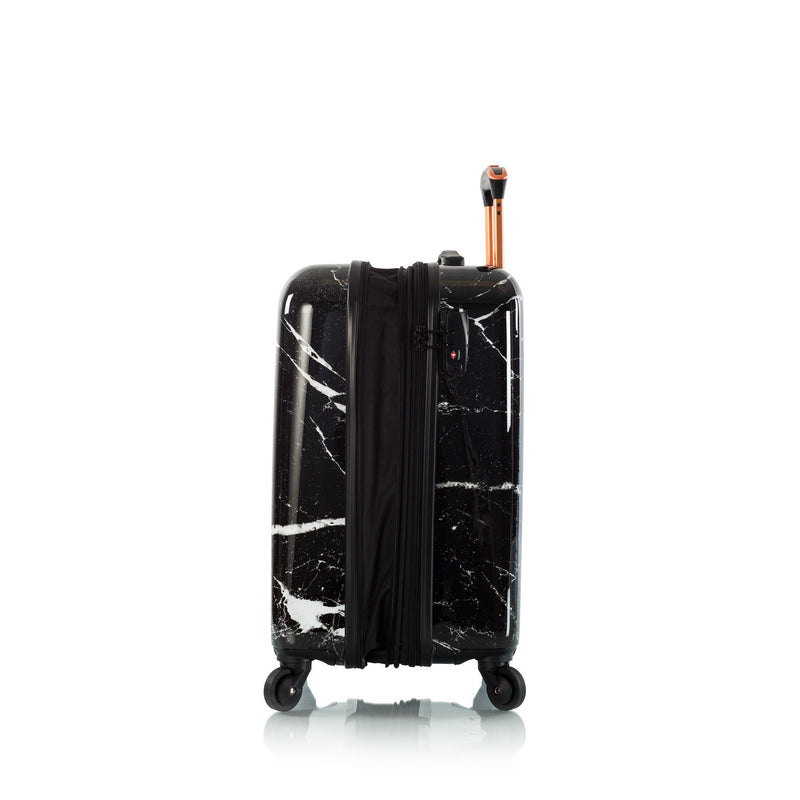 black marble carry on luggage