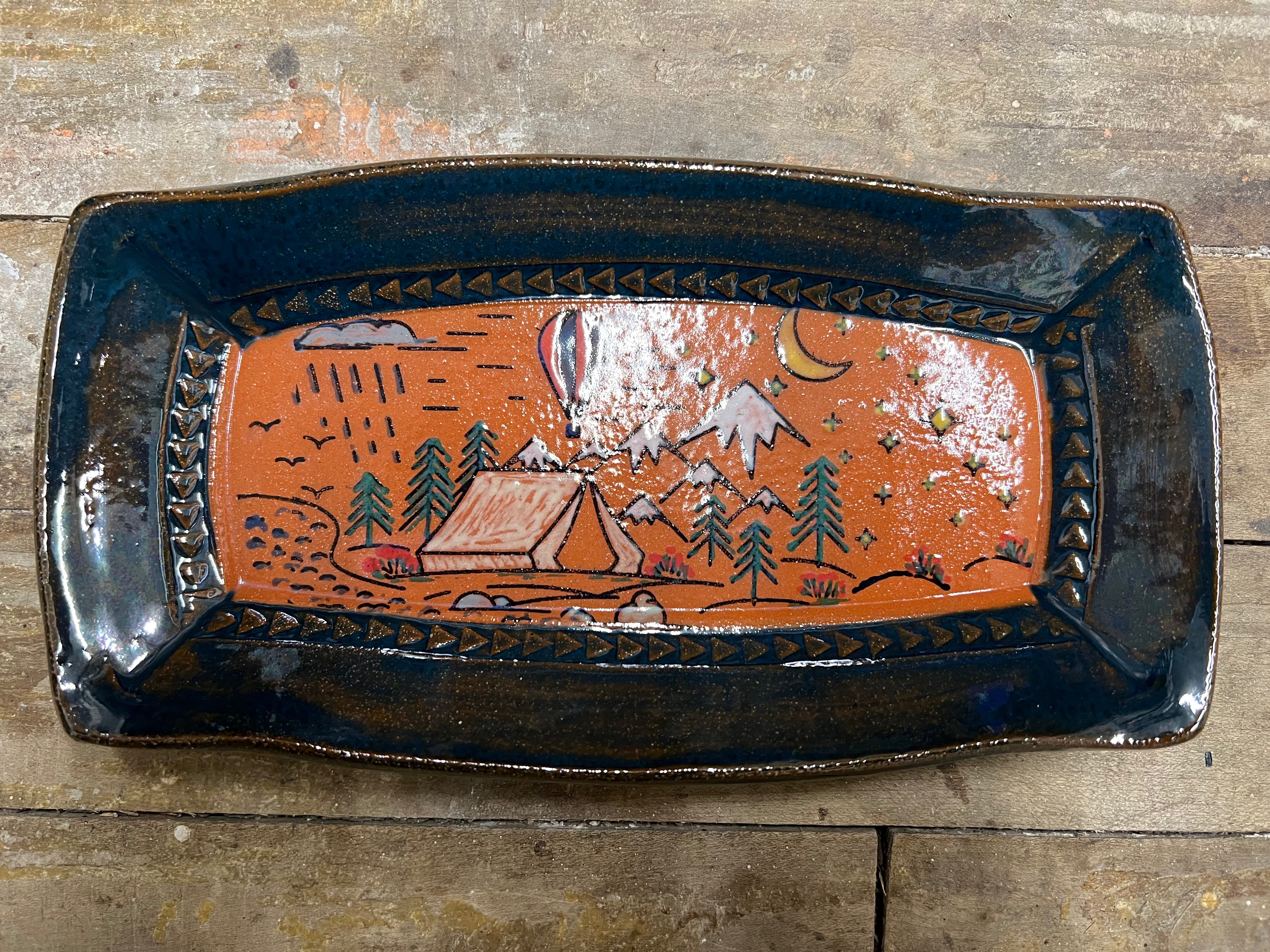Wyoming Pottery Butter Tray 302