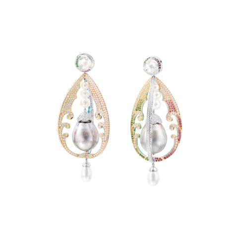 Oceana Pearl earrings by Tariq Riaz LLC