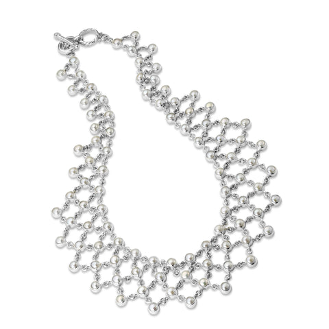 Glistening Web necklace from Samuel Behnam of Samuel B.