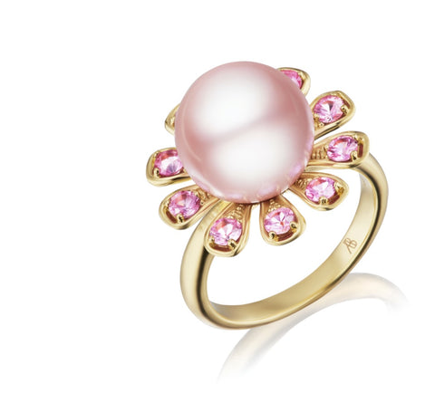 Pearl Blossom ring by Anne Baker