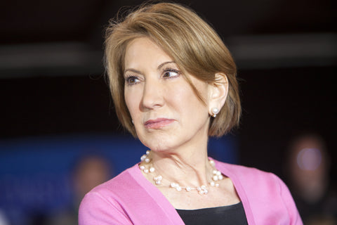 Former Republican presidential candidate Carly Fiorina in pearls Photo: Dreamstime