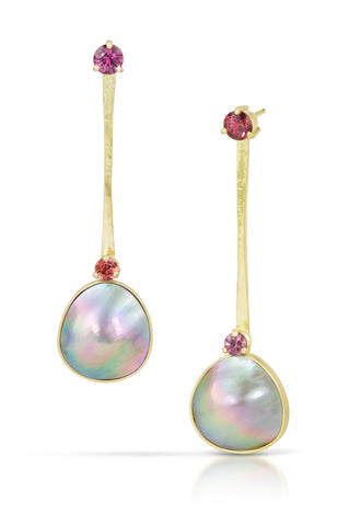 Modern Sea of Cortez earrings by Mimi Favre of Mimi Favre Jewelry