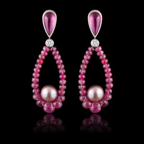 Pink Palace earrings by Heath London