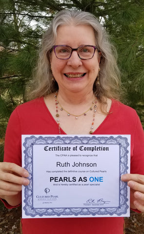 Ruth Johnson, Seasoned Pearl Enthusiast