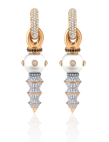 Giselle South Sea Pearl earrings from Rosa Van Parys of Rosa Van Parys Jewelry