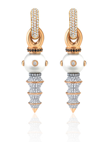 Giselle South Sea Pearl earrings from Rosa Van Parys of Rosa Van Parys Jewelry