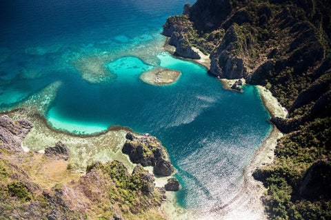 Photo by Marc Josse of the South Palawan Sea where Jewelmer pearls grow