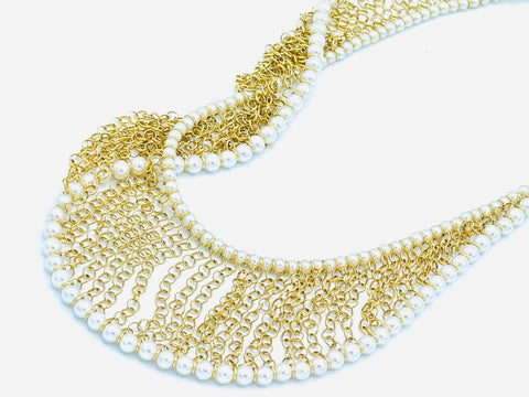 Hypnotique Pearl Collar by by Katerina Evanthia Wheeler of Katerina Evanthia Custom Jewelry