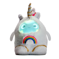 Snorble dressed in a unicorn outfit