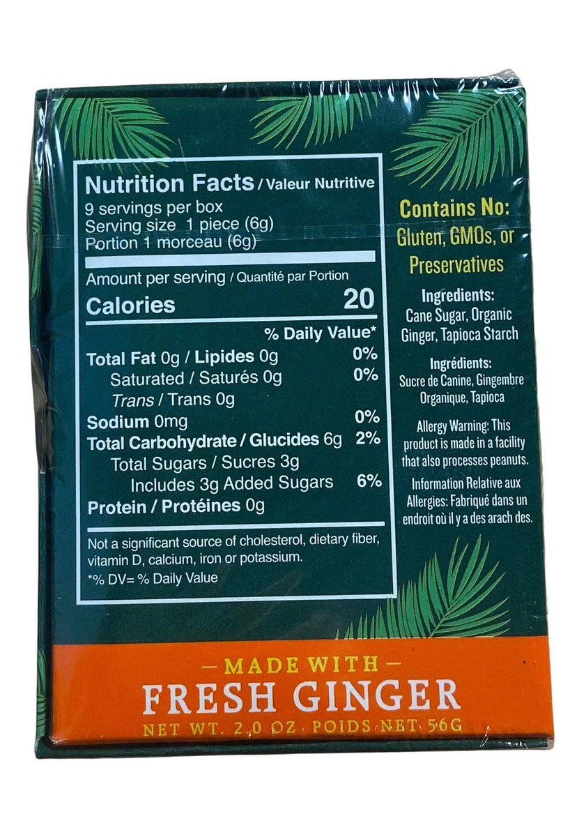 Reeds Ginger Chews 2oz Country Life Natural Foods 7664