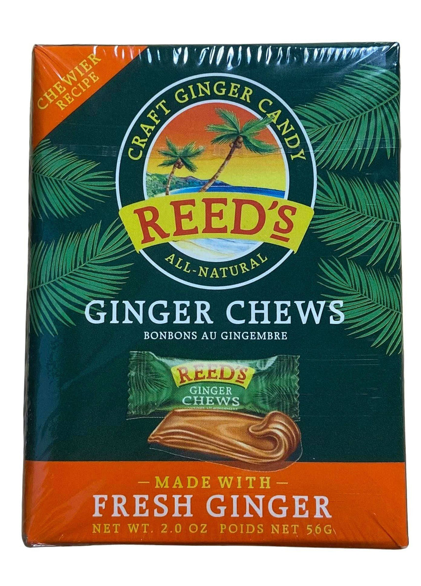 Reeds Ginger Chews 2oz Country Life Natural Foods 9213