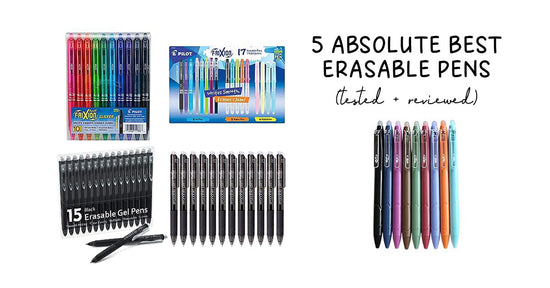 best erasable pens