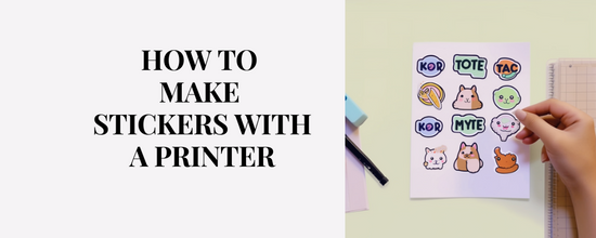 how to make stickers with a printer