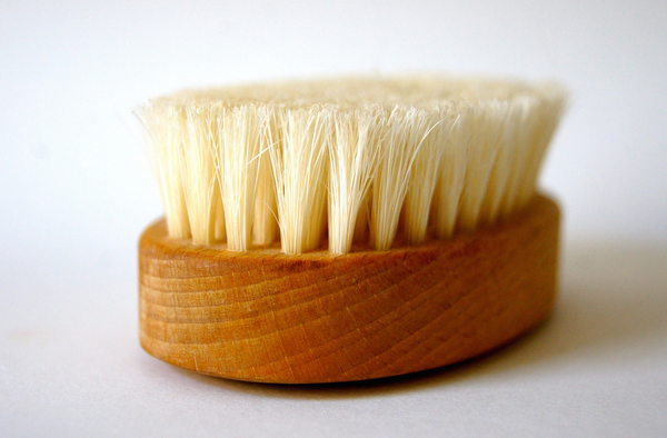 wooden bristle brush