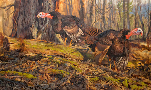 Ryan Kirby Sons of Thunder Wild Turkey Painting Process 6