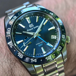 Seiko Grand Seiko Sport Collection Spring drive GMT Blue SBGE255 –  BackWatch Department