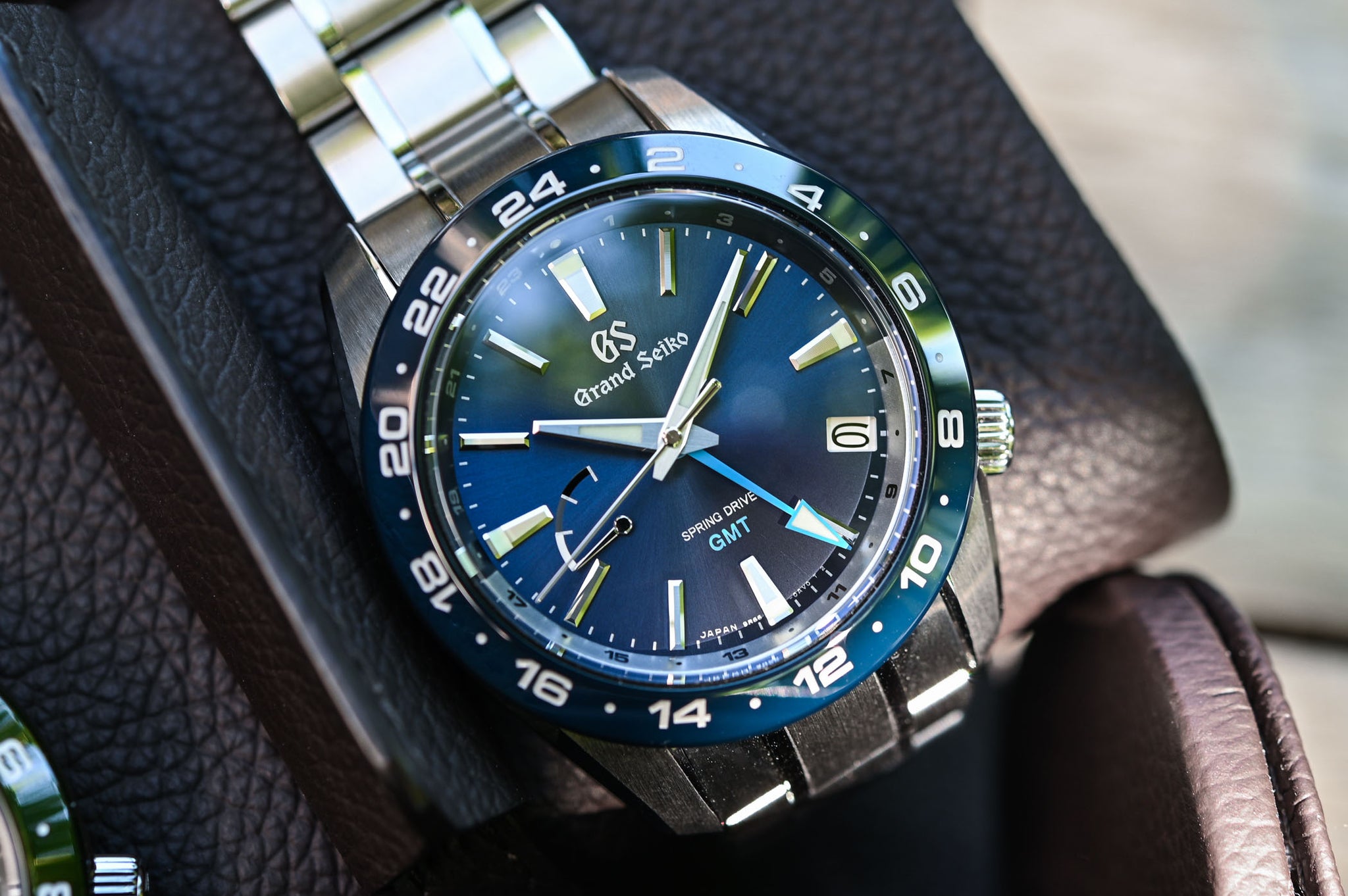 Seiko Grand Seiko Sport Collection Spring drive GMT Blue SBGE255 –  BackWatch Department