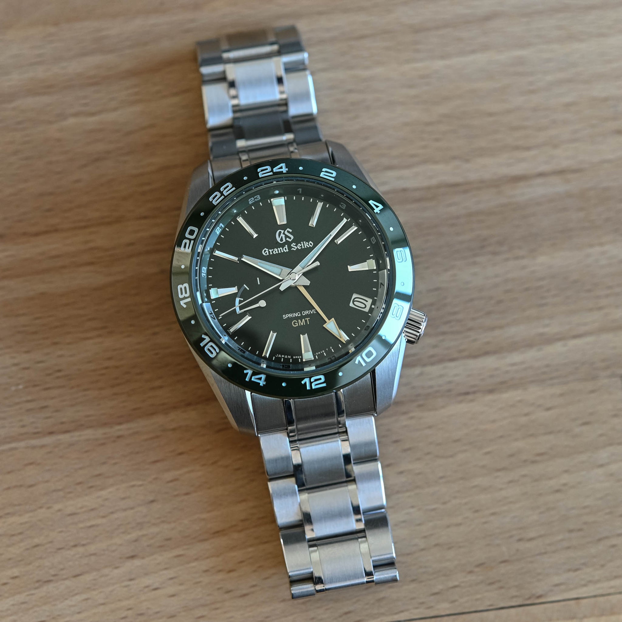 Seiko Grand Seiko Sport Collection Spring drive GMT Green SBGE257 –  BackWatch Department