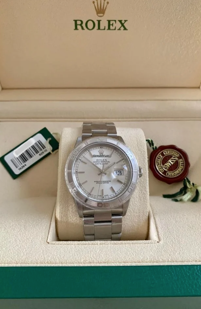 Rolex Datejust Turn-O-Graph Silver BackWatch Department