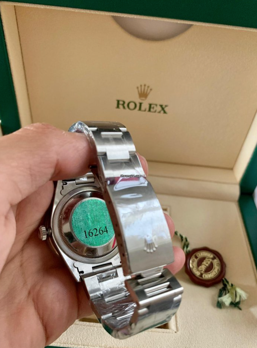 Rolex Datejust Turn-O-Graph Silver BackWatch Department