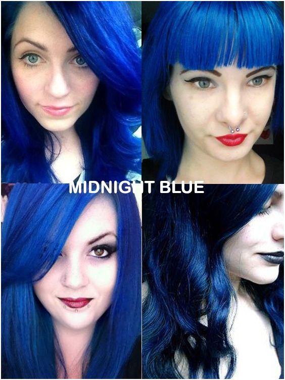 Midnight Blue Directions Semi-Permanent Hair Colour – Goth Unite