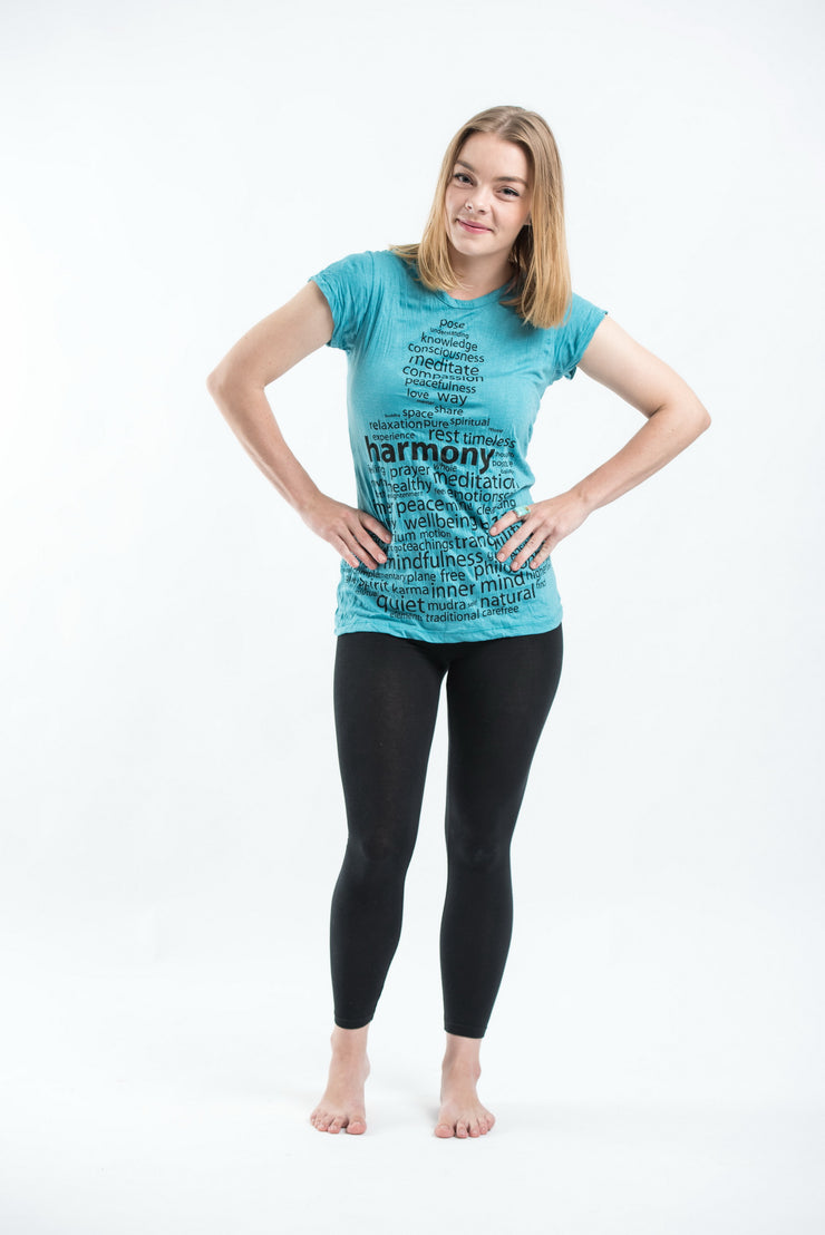 Download Sure Design Womens Harmony T-Shirt in Turquoise